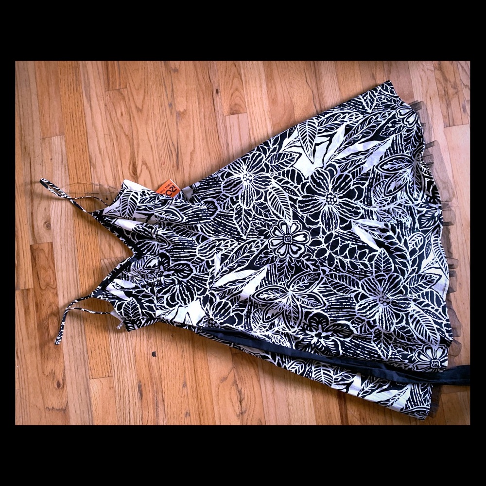 Black and Cream dress